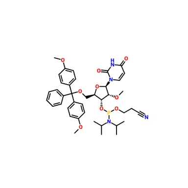 CAS 110764-79-9|5'-O-(4,4-Dimethoxytrityl)-2'-O-methyluridine-3'-({2-cyanoethyl-N,N-diisopropyl)fosforamidit