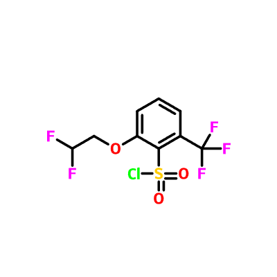 CAS 865352-01-8|2-(2,2-difluoroethoxy)-6-(trifluoroMethyl)benzèn-1-sulfonyl klori