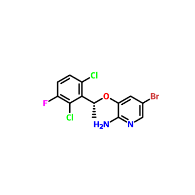 CAS 877399-00-3|(R)-5-bromo-3-(1-(2,6-diklor{-3-fluorofenil)etoksi)piridin-2-amine