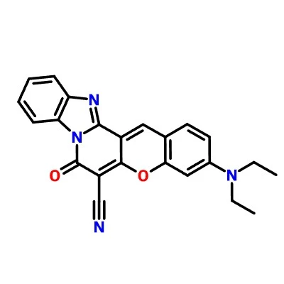 CAS:52372-36-8|7H-[1]Benzopyrano[3',2':3,4]pirido[1,2-a]benzimidazol-6-karbonitrile, 3-(dietilamino)-7-oxo -