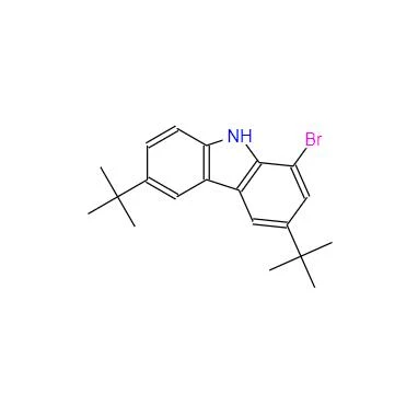 CAS:1357359-52-4丨1-bromo-3,6-bis(1,1-dimethylethyl)-9H-Carbazol